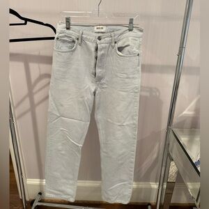 AGOLDE women’s high-rise straight leg jeans